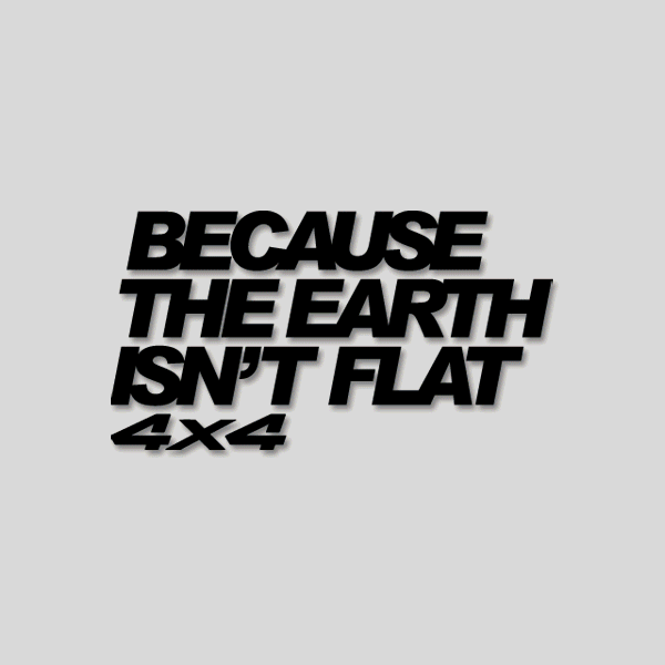 지구는 평평하지 않기 때문에4X4-Cutting
